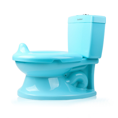 Λευκό μπλε ροζ Ouninbear χειριστή κουμπί Baby Potty τουαλέτα με ρεαλιστικό Flush ήχο
