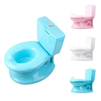 Λευκό μπλε ροζ Ouninbear χειριστή κουμπί Baby Potty τουαλέτα με ρεαλιστικό Flush ήχο
