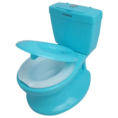 Καθαρό χρώμα Baby Potty Seat Trainer για βρέφη με λευκό μπλε ροζ σχεδιασμό