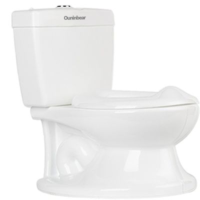 Εκτύπωση υποδείγματος λευκή πλαστική τουαλέτα μωρών με δοκιμή EN71