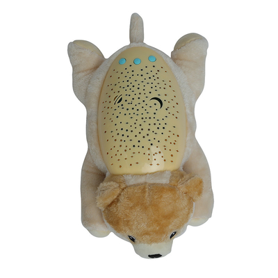 0-7Years Old Baby Sleep Soother Toy Dog Plush Doll με προβολές φωτισμού και μουσικής