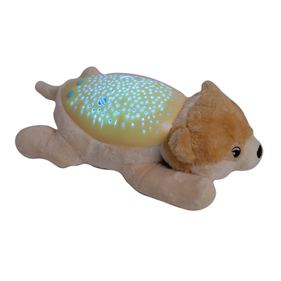 0-7Years Old Baby Sleep Soother Toy Dog Plush Doll με προβολές φωτισμού και μουσικής