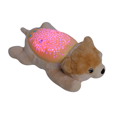 0-7Years Old Baby Sleep Soother Toy Dog Plush Doll με προβολές φωτισμού και μουσικής