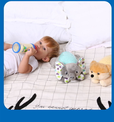 0-7Years Old Baby Sleep Soother Toy Dog Plush Doll με προβολές φωτισμού και μουσικής