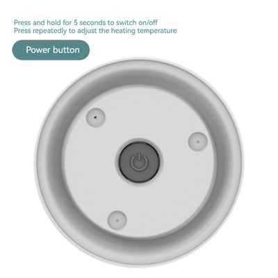 Απομονωμένο επαναφορτιζόμενο ασύρματο μπουκάλι θερμαντήρα για μωρά προϊόντα σίτισης μωρών 157*85*85mm