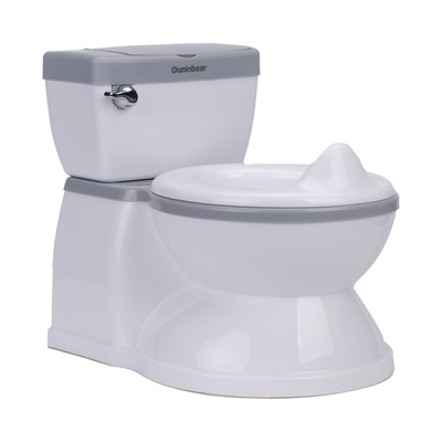 Γκρι Eco Friendly Baby Potty Toilet EN-71 Πιστοποιημένο κάθισμα εκπαίδευσης με προσαρμοσμένο λογότυπο