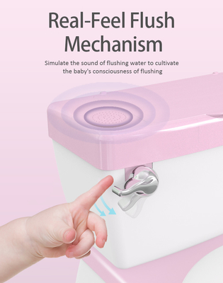 Προσαρμοσμένο λογότυπο Baby Potty Toilet Trainer EN71 Πιστοποιημένο στερεό πλαστικό PP σε πολλά χρώματα