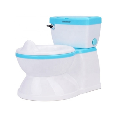 Μπλε Eco Friendly Baby Potty Toilet Training Seat EN-71 Πιστοποιημένο προσαρμοσμένο λογότυπο Αποδέχεται