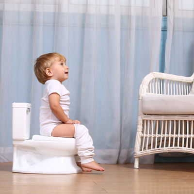 Προσαρμοσμένο χρώμα του μωρού τουαλέτα εκπαίδευσης με πιστοποίηση δοκιμής EN71