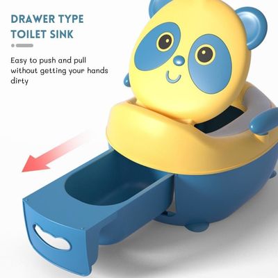 Καθαριστήρια για μωρά σε σχήμα πανδά με προσωπικό λογότυπο EN71 Πιστοποιημένο μπλε/κίτρινο/λευκό/μαύρο