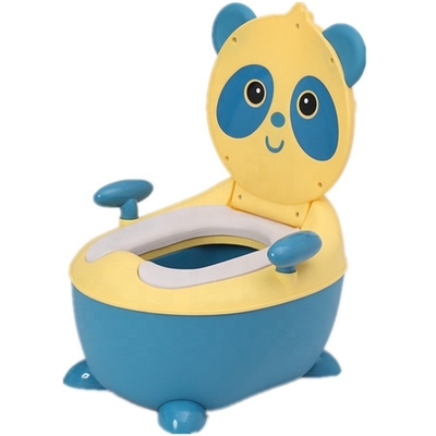 Blue Panda Cartoon Baby Training Potty με προσαρμοσμένο λογότυπο πιστοποιημένο EN71