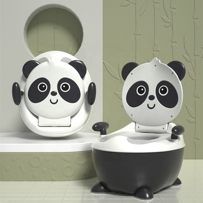 Blue Panda Cartoon Baby Training Potty με προσαρμοσμένο λογότυπο πιστοποιημένο EN71